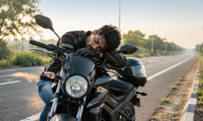 Sleeping on a Bike